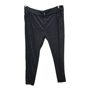 Yelete Gray Charcoal Pull On Stretch Skinny Pants Women’s XXXL